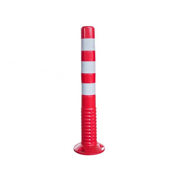 Post Barriers 750 MM Road Delineator Red PU Traffic Reflective Pole