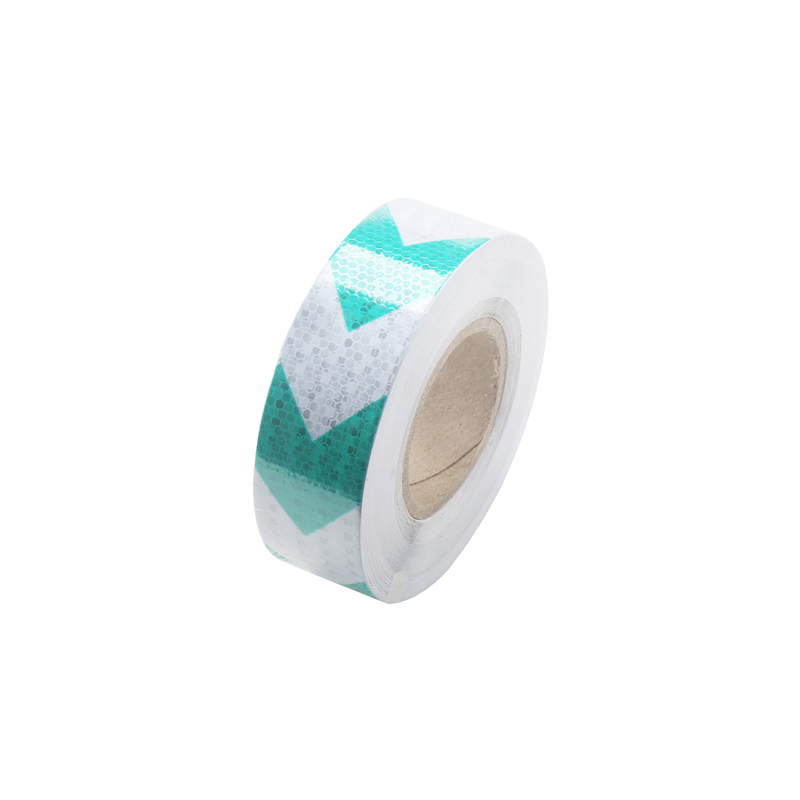 TL-FGM-5LVB36 Express Silver Green Anti Fire Reflective Heat Applied Film Strip Reflective Film PVC