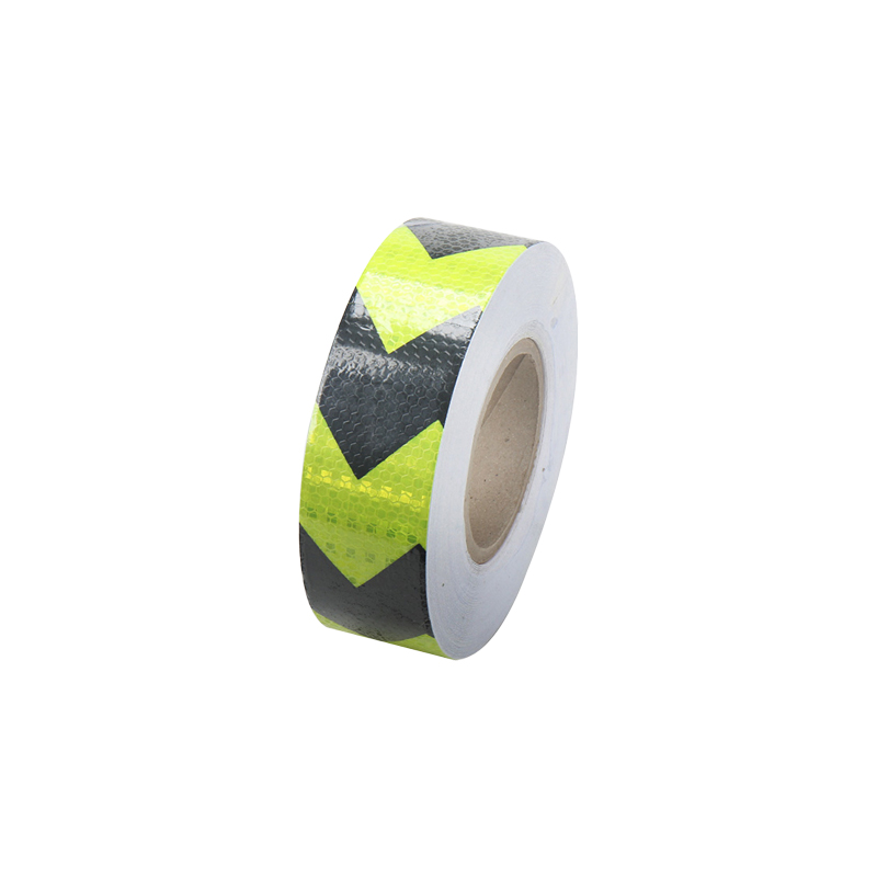 Factory Sale Prism Waterproof Infrared Retro Road Conspicuous Arrow PVC Reflective Film Tape Used For Traffic
