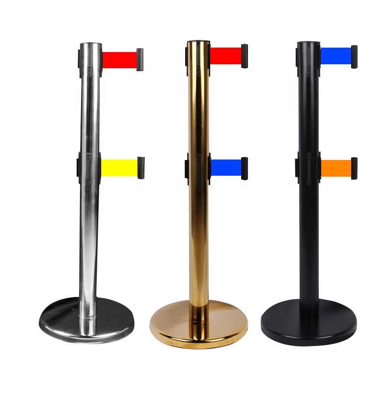TongLing Manufacture Price Custom Crowd Control Barrier Retractable Belt Queue Barrier