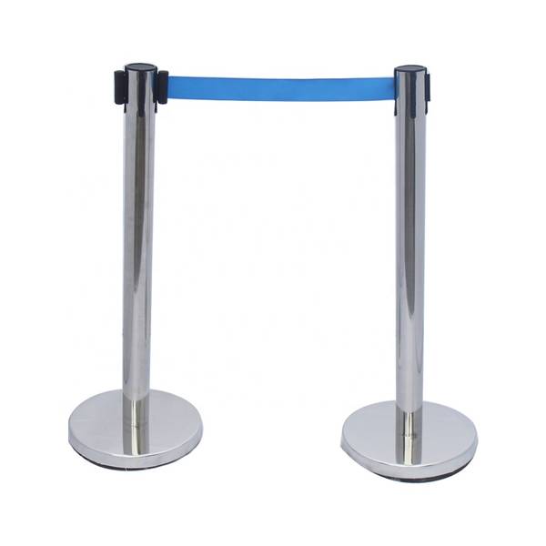 Stainless Steel Post Cheap Traffic Bank Queue Barrier Retractable Crowd Control Barrier Fence