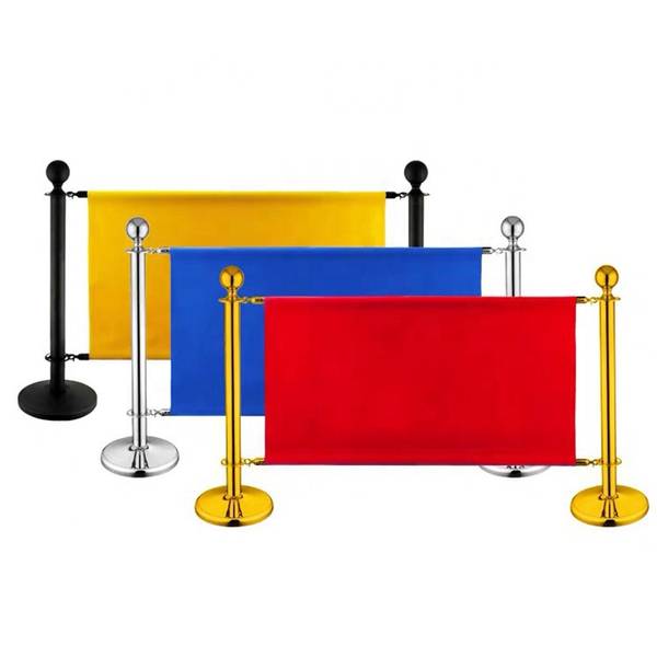 Stainless Steel Outdoor Customized Oxford Cloth For Advertising Banner Stanchion Cafe Barrier
