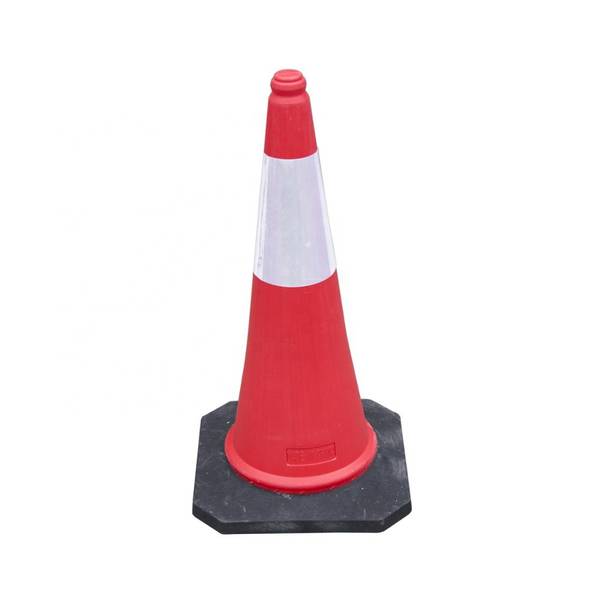  Factory Customized Safety Plastic Rubber Material High Reflective Orange Road Safety Cones Traffic Cone