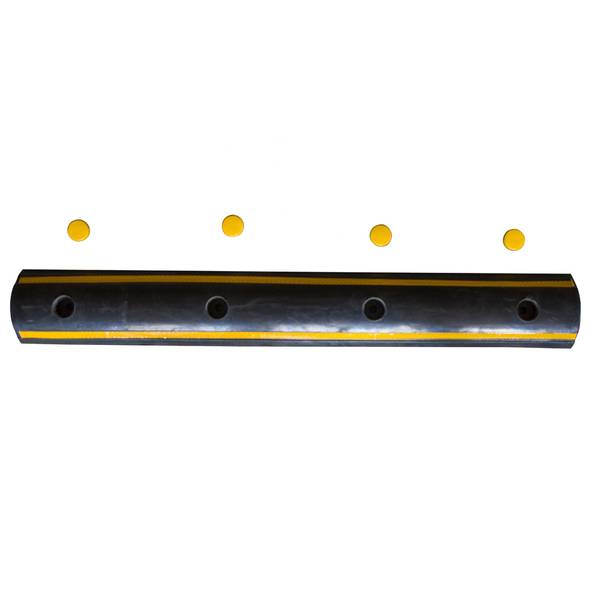 High Quality Yellow Black Reflective Guard Flexible Wall Pvc Rubber Corner Guard