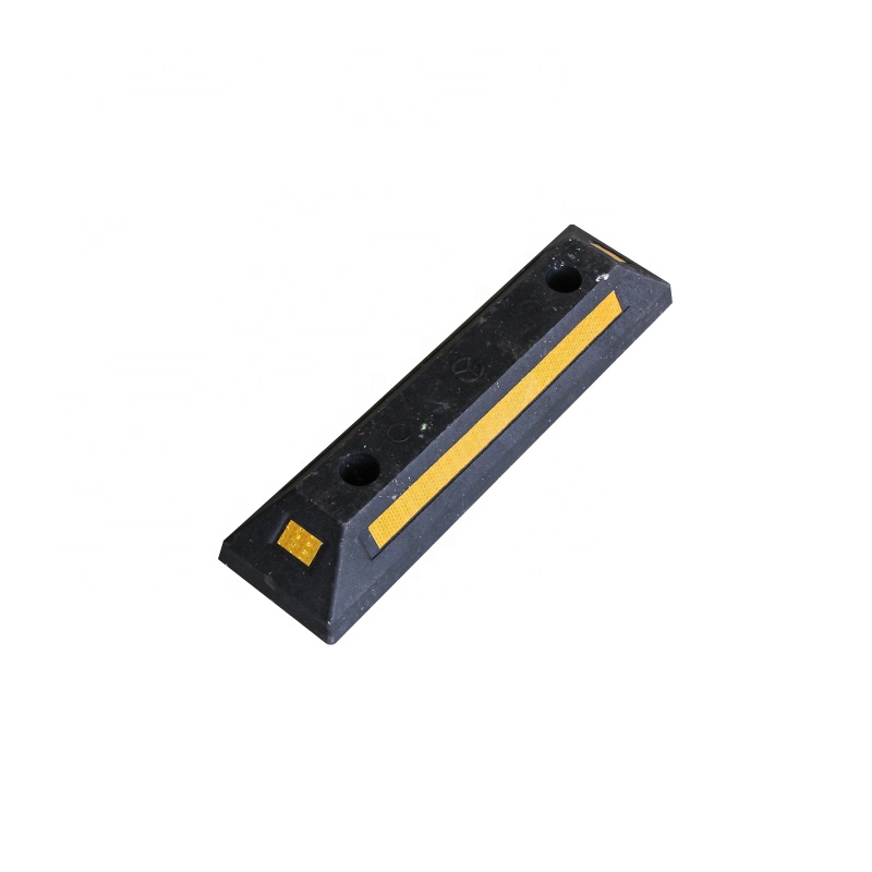 Flexible Car Block Parking Lots Rubber Wheel Stopper Parking Block For Truck/Wheel Stop