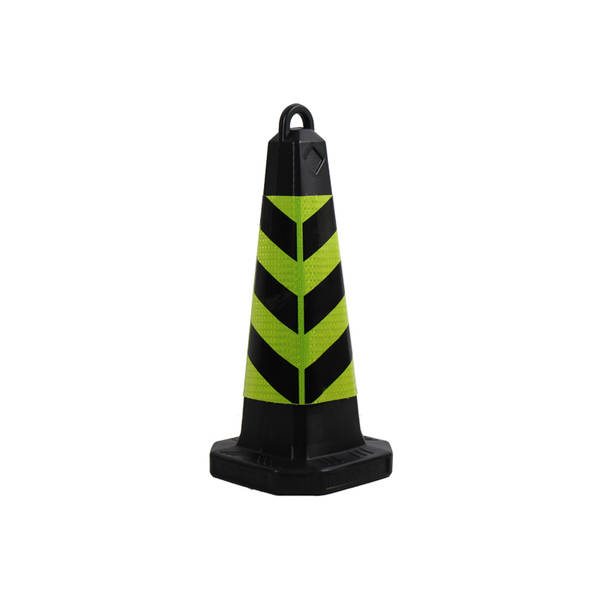 Factory Customized Pvc Double Sticker Rubber Material High Reflective Orange Road Safety Cones Traffic Cone