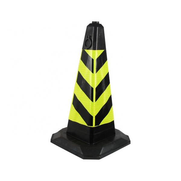High Quality Durable Plastic PVC Traffic Cones Safety Cone With Rubber Base With Reflective Tape