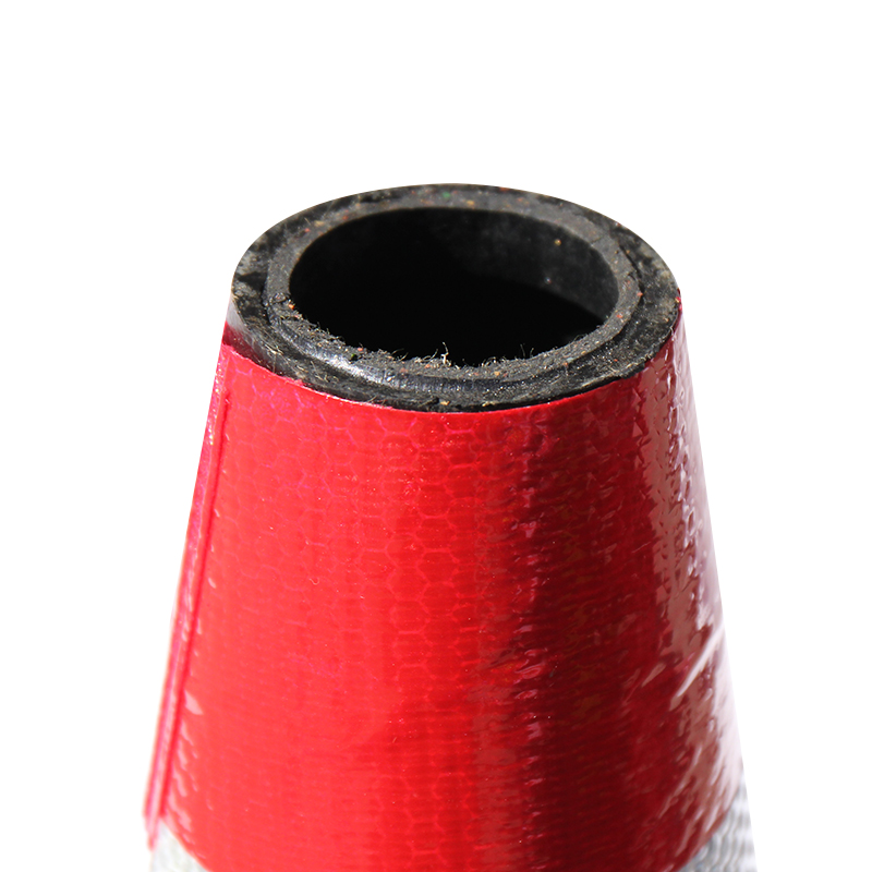 Environmentally friendly TPE material road safety traffic cone 700mm collapsible Traffic Road Cone