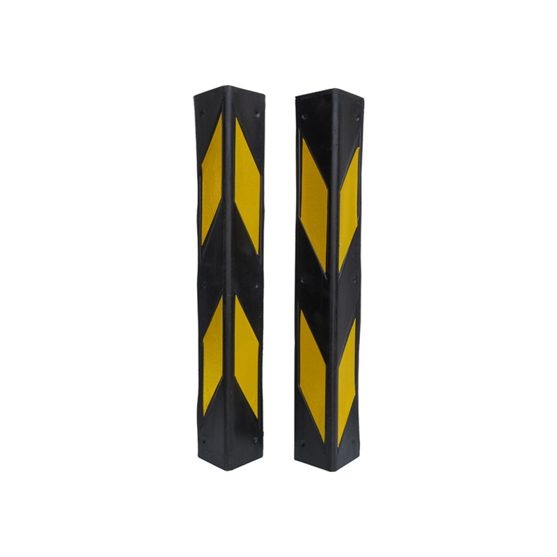 90mm Reflective Parking Lot Wall Edge Rubber Corner Guard Protector